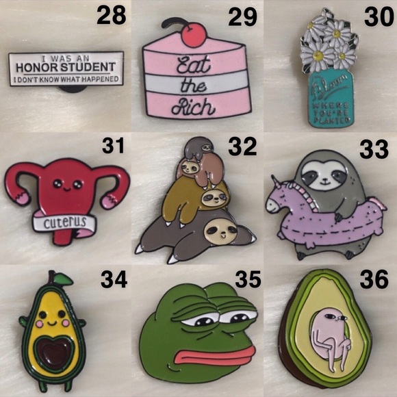 Three Random Enamel Pins - Picture 6 of 10